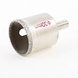 uxcell ガラスホールソー　ガラス穴あけ　30mm直径　ガラス・タイルカッター　全長51mm　ストレートシャンク