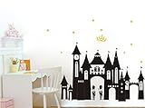 Pop Decors Princess Castle Beautiful Wall Stickers for Kids Rooms [並行輸入品]