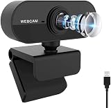 E-FINDS ウェブカメラ WEB カメラ マイク内蔵 PC カメラ USB 外付け フルHD 1080P 30FPS 200万画素 広角 在宅勤務 ビデオ通話 会議 ネット授業 ゲーム実況 (1台)