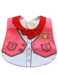 Cool Elves CEP1 Baby/Childs Cowboy Bib in Pink With Popper and Tie Fastenings by Cool Elves