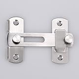 Sumnaconステンレススチールゲートラッチ/ロック安全ドアラッチ、ソリッドforペットゲート、キャビネット家具、ウィンドウ、つや消し仕上げ Sumnacon