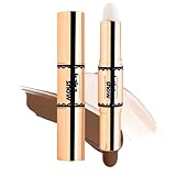 ハイライト シャドウ スティック 3D 両頭ハイライト スティック 形状補正 ノーズシャドウ 輪郭部分 ナチュラル輪郭メイク パールグロス 立体 マルチスティック 多機能メイク(01#クラシックカラー)