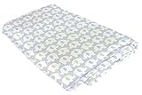 Stephan Baby Cotton Muslin Swaddle Blanket Blue Elephants [並行輸入品]