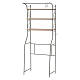 アイアンマルチ洗濯機ラック　ブラウン　(Ｓフック2個付き）ＳＩｓｉｂｒ03004080ｍｃｃ