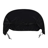 ベビーカー用 サンシェード 日よけ カバー UVカット 紫外線 日焼け予防 大きいサイズ 通用型レイフリー 装着しやすい (ブラック)