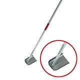 アルミパイプ柄ステンレスU字溝鍬 4974