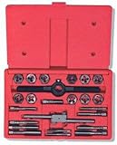 Irwin Industrial Tools 23622 Fractional Tap and 1-Inch Solid Round Die Set, 24-Piece [並行輸入品]