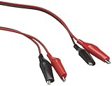 uxcell ワニクリップ　テストリード　デュアルヘッド　4mmバナナプラグ　ジャンプワイヤ　　2本入り