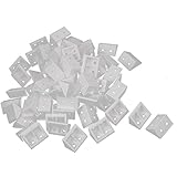 uxcell　　金具 アングルブラケット　プラスチック製　ホワイト　33mm x 19mm x 19mm 100個入り