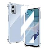 対応 MOTO G53J 5G / MOTO G53Y 5G ケース クリア ケース MOTO G53J 5G カバー TPU 保護ケース カバー背面 + MOTO G53J 5G ガラスフィルム MOTO G53 Y 5G フィルム 日本旭硝子製 フィルム MOTO G53Y5G 強化ガラス 硬度9H 高透過率 飛散防 強化ガラス