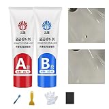 大理石修理キット - 磁器シンク修理キット超粘着 | 100g タイル修理キット - あらゆるセラミックタイル、アクリル浴槽、磁器のセラミック上のタイルの欠けや亀裂を修復します。 Avfora