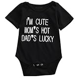 GuangqiベビーLetterプリントロンパースジャンプスーツOutfit 3-6 month ブラック 281