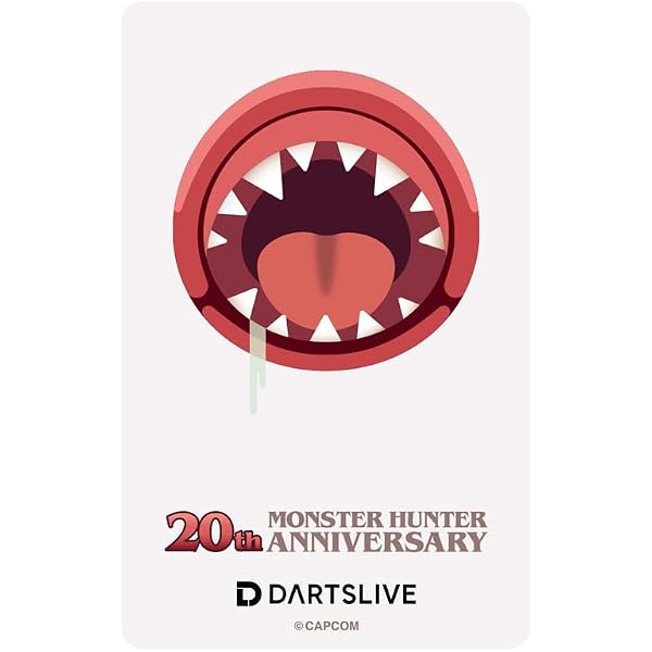 ダーツライブカード　フルフル　モンスターハンター Amazon.co.jp: ☆ダーツライブカード モンスターハンター20周年