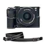 QIYAONUOボディーハーフケース Sony A7C ii A7CR A7C2専用 カメラケース ボディケース バッテリーの交換でき 三脚ネジ穴付き (ブラック +YN015)