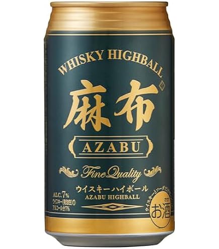 Amazon.co.jp: 【6缶セット】 麻布 AZABU ウイスキー ハイボール 350ml