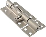 The Hillman Group 853372 5" Extra Heavy Gate Barrel Bolt - Stainless Steel 1-Pack [並行輸入品]