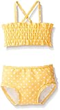 ラッフルバッツ RuffleButts 水着 ビキニ Yellow Polka Dot Bikini 6-12m 黄 ナイロン スパンデックス SWSYP06-2POO
