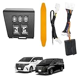 TELLIKA アルファード 40系 運転席増設スイッチキット ヴェルファイア40系 40アルファード ヴェルファイア 40系 パワースライドドアスイッチ バックドア 開閉 車種専用 純正交換 カプラーON 内装 カスタム パーツ アクセサリー 取付工具付き ALPHARD VELLFIRE AAHH4 AGH4 TAHA4 R5.6～ (4ボタン)