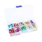 Perfk 約100枚　ミニ　ブレードヒューズ　3A‐40A　オートバイ　自動車用　ヒューズセット　