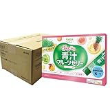 コプリナ ぷるぷる青汁フルーツゼリー 15g×30本 12個（ケース売り） ゼリー フルーツ感UP スティック包装 美容 食物繊維 コラーゲン 鉄 乳酸菌K1 おいしい 食べやすい 健康食品 安心国内製造 コプリナ