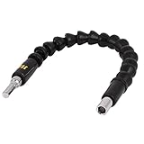 uxcell フレキシブルシャフト　フレキシブル　エクステンション　スクリュー　ドライバー　ビット 六角シャンク　300 mmの長さ