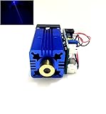 100mW 445nm 450nmフォーカス可能な青色ダイオードレーザードットモジュール/ TTL DC12V +ファン冷却+長時間作業クラス2