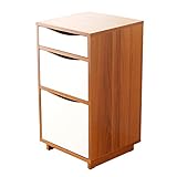 サイドワゴン ワゴン デスクワゴン 引出し収納付き デスクキャビネット 木目調 袖机 チェスト