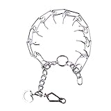 ヘビーデューティドッグチェーン犬の首輪ペット訓練の首輪クロムドッグを備えたステンレススチールバックル付首輪 - 60 Cm* 4 Mm