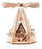 x の深さの茶ライト幅 X の高さのための鉱石山の主題のピラミッドは、 30 の cmx32 cmx30 cm の鉱石山ピラミッドのクリスマスのピラミッドを台に置きます