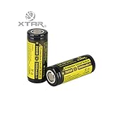 XTAR 26650 5000 mAh 3.6 V保護された充電式Li - Ionバッテリー/仕様:。製品名: XTAR 26650 5000 mAh Li - Ionバッテリー。。電圧: 3.6 V