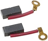 uxcell 10個　電気ドリルモーターカーボンブラシ　12×6×4mm