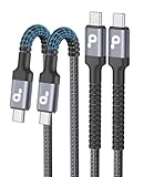 USB C 充電 ケーブル 1m 2本 タイプc 3A急速充電 Type C ケーブル PD対応 ナイロン編み 断線防止iPhone 16/15 Samsung/Note/Huawei Sony Xperia その他Android USB-C機器対応