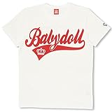 ベビードール ロゴTシャツ 男女兼用 L ホワイト