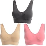授乳ブラ マタニティブラ ノンワイヤーブラ 授乳ブラジャー ストラップオープン 3枚セット ノーマル×チャコールミックス 3L-4L