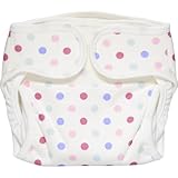 オムツカバー 綿 水玉カラー ピンク 50cm 1枚 ベビー＆キッズ おむつ 布おむつ [並行輸入品]