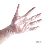 LORIA・JP 使い捨て手袋 極薄 ビニール手袋 キッチン用品 安全 衛生 透明 料理調理 左右兼用 実用 100枚入