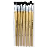 Charles Leonard Co. LEO73550 Easel Board Paint Brush- .50in. Bristles- Natural Wood Handle