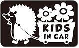 imoninn KIDS in car ステッカー　【マグネットタイプ】　No.62　花屋のハリさん　（黒色）