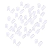 uxcell LEDキャップ　100個　クリア　10x5mm　LEDランプホルダーアダプター