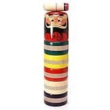 特大木地玩具。尺5寸巨大だるま落とし