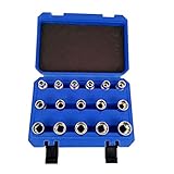 B Blesiya 16ソケット　ドリルビット　アダプタソケットセット　工具キット　修復　　耐摩耗性