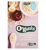 Organix Banana & Plum Porridge 200g (Pack of 2) - Organixバナナ＆梅のお粥200グラム (Organix) (x2) [並行輸入品]