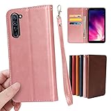 スマホケース 適用 OPPO Reno3 A ケース 手帳型 Reno3Aケース RENO3Aカバー スマホケースReno3A オッポ ネノ3 A RENO3A ネノ3A 手帳型ケース OPPOReno3A オッポネノ3A reno 3a レノ3a ケース 手帳 カバー 携帯ケース case 【GoKIGIoD】 スマホケース 財布型 内蔵マグネット 弱磁 スタンド機能 カード収納 ストラップ 同梱 人気 リストレット レトロ ピンク