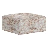 arne オットマン ソファ コンパクト カフェ風 北欧 おしゃれ スツール 足置き ローソファー 北欧風 日本製 Very ot 花柄 ブラウン