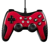 アンサー Switch2/Switch用 USBコントローラーPro Lite（レッド）ANS-SW052RD