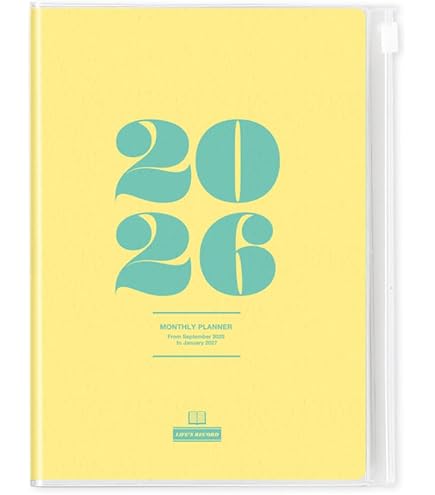 Amazon.co.jp: 2026 ダイアリー 手帳 リュリュ A5サイズ DS-2603