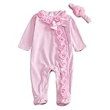 Aivtalk SLEEPWEAR ベビー・ガールズ US サイズ: 0-3 Months カラー: ピンク