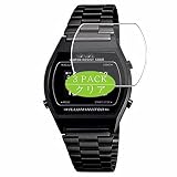 3枚 VacFun フィルム ， カシオ casio B640WB-1BJF STANDARD B-640WB Series -1BJF 向けの 保護フィルム 液晶保護 フィルム 保護フィルム（非 ガラスフィルム 強化ガラス ガラス ケース カバー ）スマートウォッチ と互換性のある 腕時計 改善版