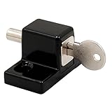 Prime-Line Products S 4211 Push-In Sliding Door Keyed Lock, Black Finish [並行輸入品]