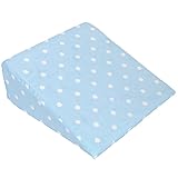 CuddlesコレクションDottyウェッジ枕(ブルー)